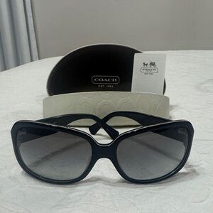 Coach Black Gradient Lens Women's Sunglasses